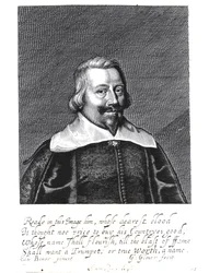ジョージグローバー（1618-c.53）によって彫刻されたジョンピム（c.1584-1643）の肖像画